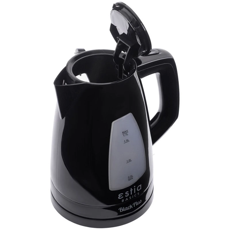 KETTLE BLACK PLUS PLASTIC 2200w 1.7lt BLACK