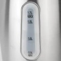 KETTLE BLACK &amp; INOX STAINLESS STEEL 2200w 1.7lt