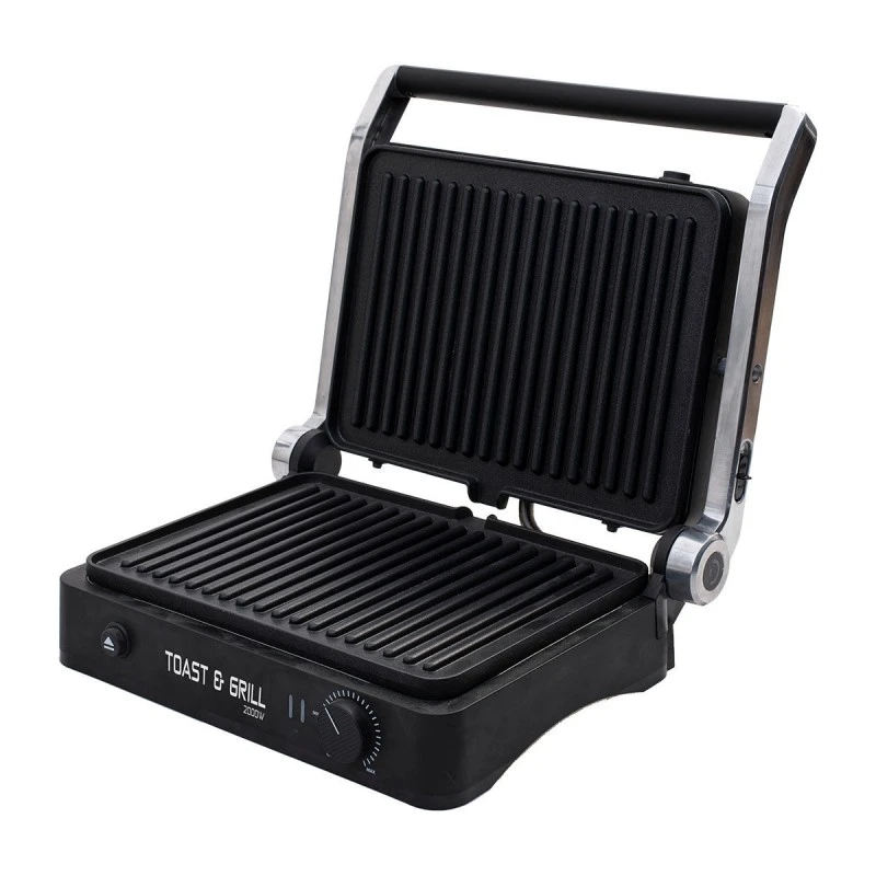 GRILL TOASTER TOAST &amp; GRILL 4-SLICE 200w WITH DETACHABLE PLATES &amp; THERMOSTAT