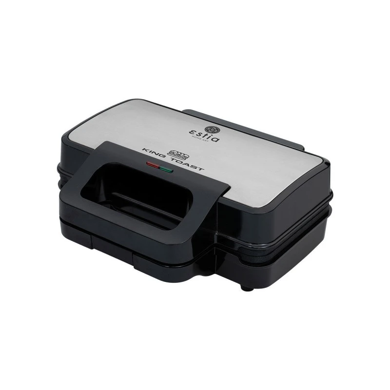 GRILL TOASTER KING TOAST 2-SLICE WITH DEEP DETACHABLE NON-STICK PLATES 900w