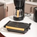 GRILL TOASTER OAK 2-SLICE 1300w WITH NON-STICK PLATES