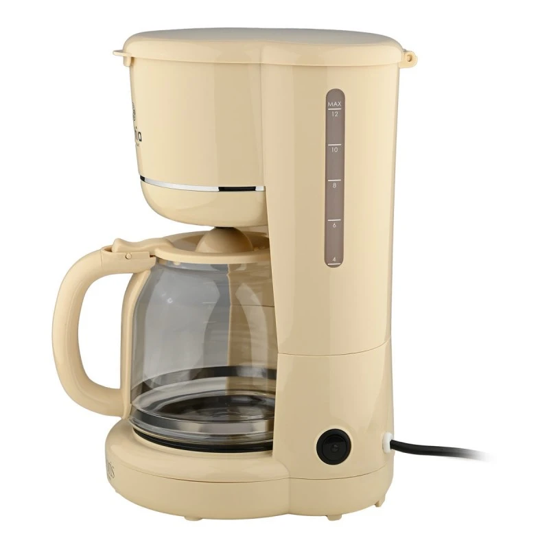 COFFEE MAKER IVORIS PLASTIC 900W WITH GLASS JUG 1.5lt