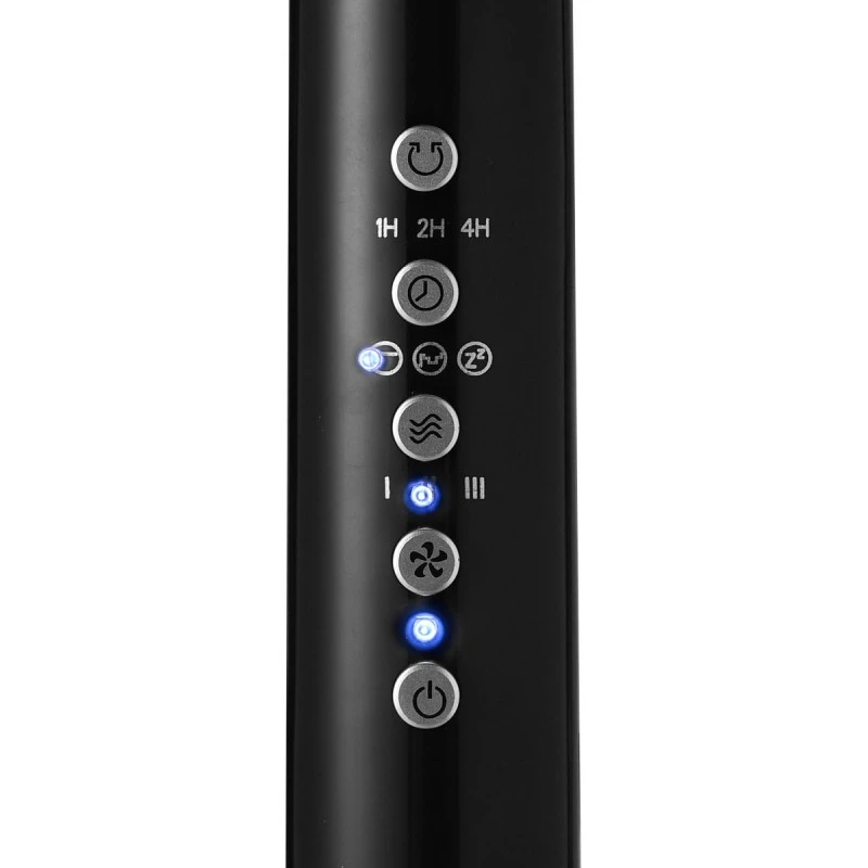 STAND FAN LEVANTO 40cm 55w BLACK WITH REMOTE CONTROL