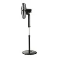 STAND FAN BOW 40cm 60w BLACK WITH REMOTE CONTROL