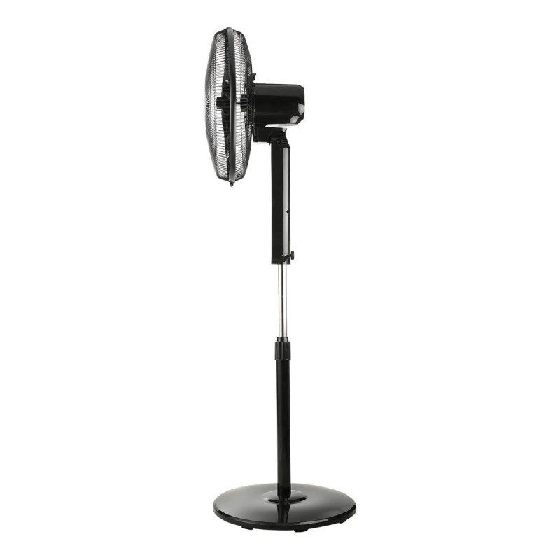 STAND FAN BOW 40cm 60w BLACK WITH REMOTE CONTROL