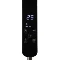 STAND FAN BOW 40cm 60w BLACK WITH REMOTE CONTROL
