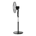 STAND FAN CLEAR 45cm 60w BLACK WITH TIMER