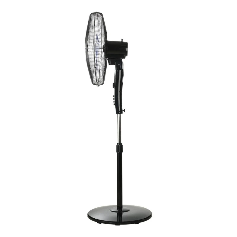 STAND FAN CLEAR 45cm 60w BLACK WITH TIMER