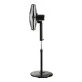 STAND FAN BOW 45cm 75w BLACK WITH REMOTE CONTROL