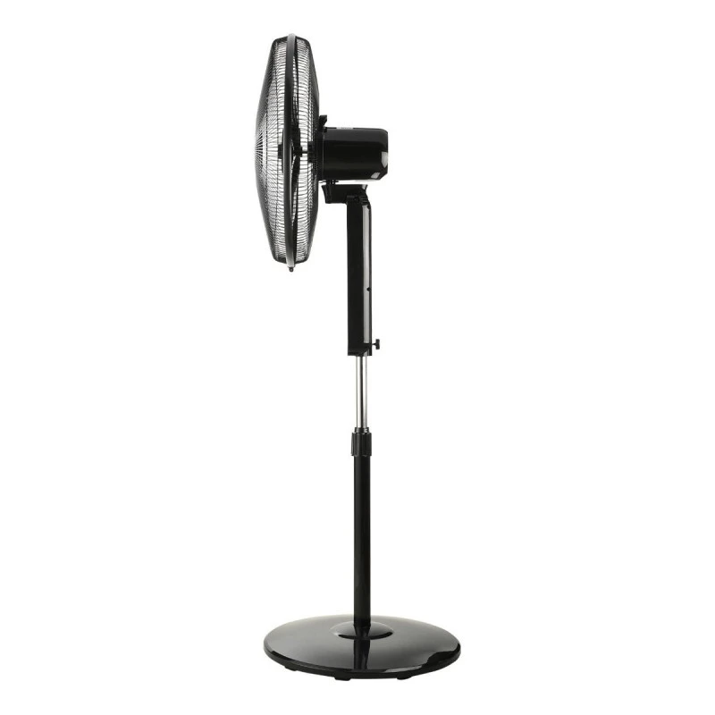 STAND FAN BOW 45cm 75w BLACK WITH REMOTE CONTROL