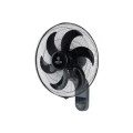 WALL FAN BOW 45cm 75w BLACK WITH REMOTE CONTROL