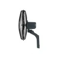 WALL FAN BOW 45cm 75w BLACK WITH REMOTE CONTROL