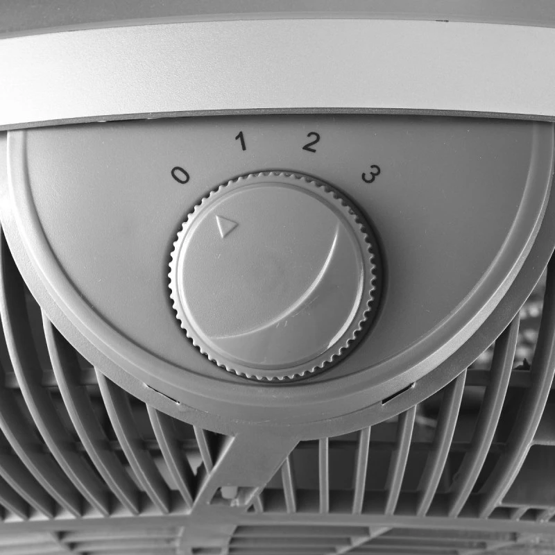 FLOOR FAN HURRIVANE 50cm 90w SILVER