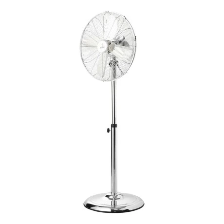 STAND FAN RETROFLOW 40cm 50w METALLIC SILVER