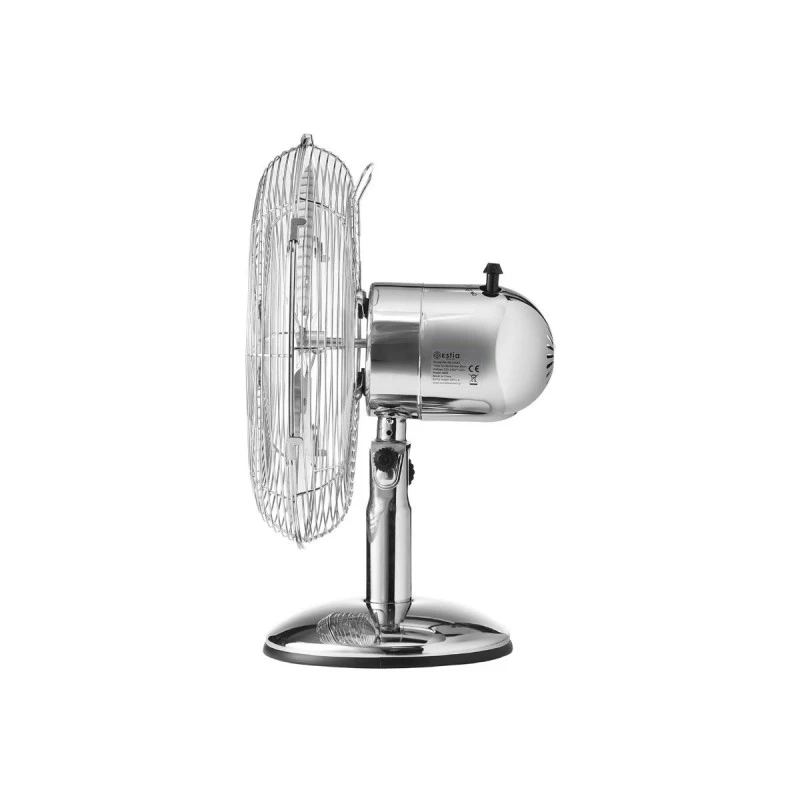 TABLE FAN RETROFLOW 30cm 40w METALLIC SILVER
