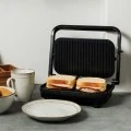 GRILL TOASTER INTENSE DARK 2-SLICE 1300W WITH NON-STICK PLATES MATTE