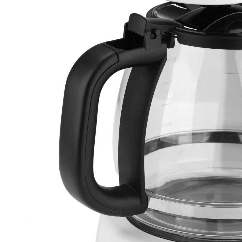 COFFEE MAKER INTENCE PLASTIC 1000W WITH GLASS JUG 1.25lt MATTE