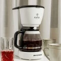 COFFEE MAKER INTENCE PLASTIC 1000W WITH GLASS JUG 1.25lt MATTE