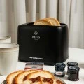 TOASTER INTENSE DARK 2-SLICE WITH 7 BROWNING 750w MATTE