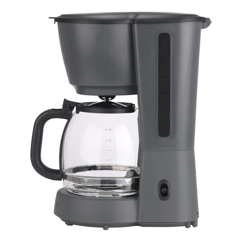 COFFEE MAKER INTENCE PLASTIC 1000W WITH GLASS JUG 1.25lt MATTE