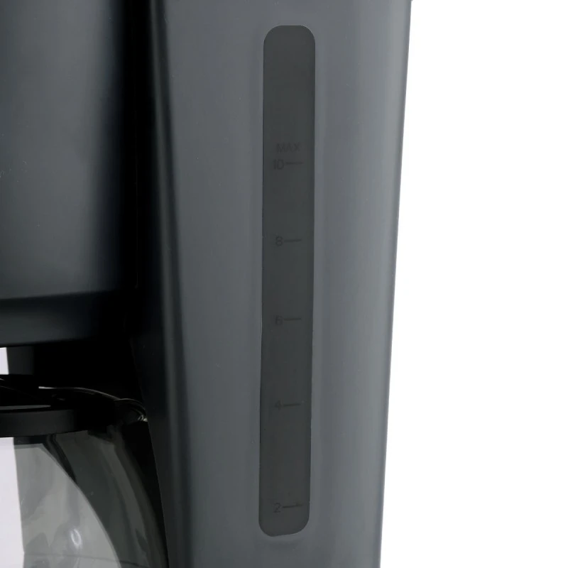 COFFEE MAKER INTENCE PLASTIC 1000W WITH GLASS JUG 1.25lt MATTE