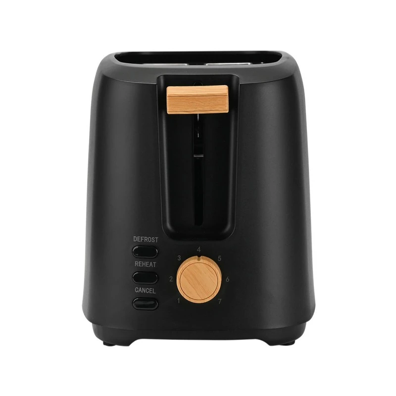 TOASTER OAK 2-SLICE 700W WITH 7 BROWNING BLACK