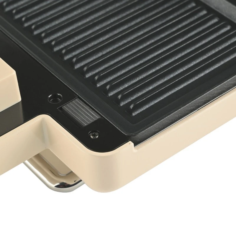 ESTIA ΤΟΣΤΙΕΡΑ RETRO EPOQUE 2 ΘΕΣΕΩΝ 800w ΜΕ ΑΠΟΣΠΩΜΕΝΕΣ ΑΝΤΙΚΟΛΛΗΤΙΚΕΣ ΠΛΑΚΕΣ