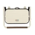 GRILL TOASTER PURE CREAM 2-SLICE 1300W WITH NON-STICK PLATES CRÈME