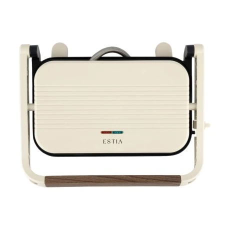 GRILL TOASTER PURE CREAM 2-SLICE 1300W WITH NON-STICK PLATES CRÈME