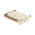 GRILL TOASTER PURE CREAM 2-SLICE 1300W WITH NON-STICK PLATES CRÈME