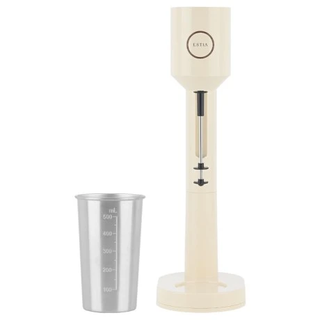TABLE DRINK MIXER PURE CREAM WITH STAINLESS STEEL MEASURING CUP 100W 500ml CRÈME