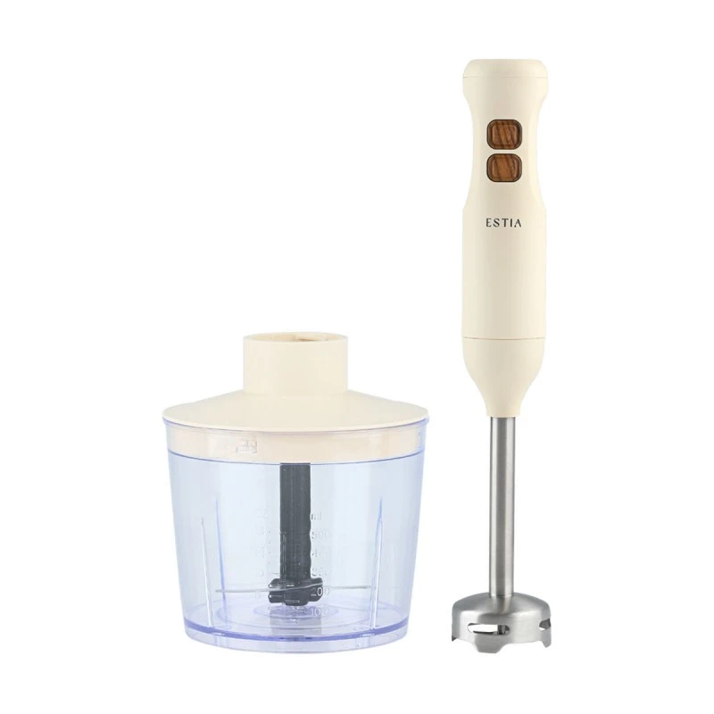 HAND BLENDER  PURE CREAM 600W WITH TITANIUM BLADES &amp; 500ml JAR CRÈME