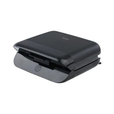 GRILL TOASTER BLACK &amp; INOX 2-SLICE 850w WITH NON-STICK DETACHABLE PLATES