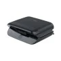 ESTIA ΤΟΣΤΙΕΡΑ BLACK &amp; INOX 2 ΘΕΣΕΩΝ 800W ΜΕ ΑΠΟΣΠΩΜΕΝΕΣ ΑΝΤΙΚΟΛΛΗΤΙΚΕΣ ΠΛΑΚΕΣ
