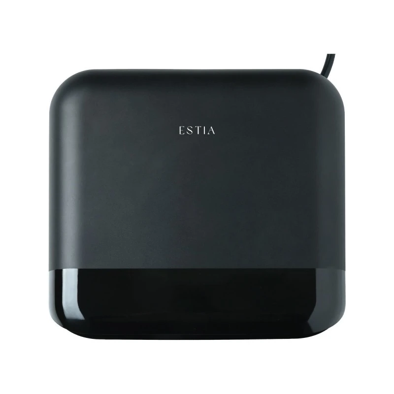 ESTIA ΤΟΣΤΙΕΡΑ BLACK & INOX 2 ΘΕΣΕΩΝ 800W ΜΕ ΑΠΟΣΠΩΜΕΝΕΣ ΑΝΤΙΚΟΛΛΗΤΙΚΕΣ ΠΛΑΚΕΣ
