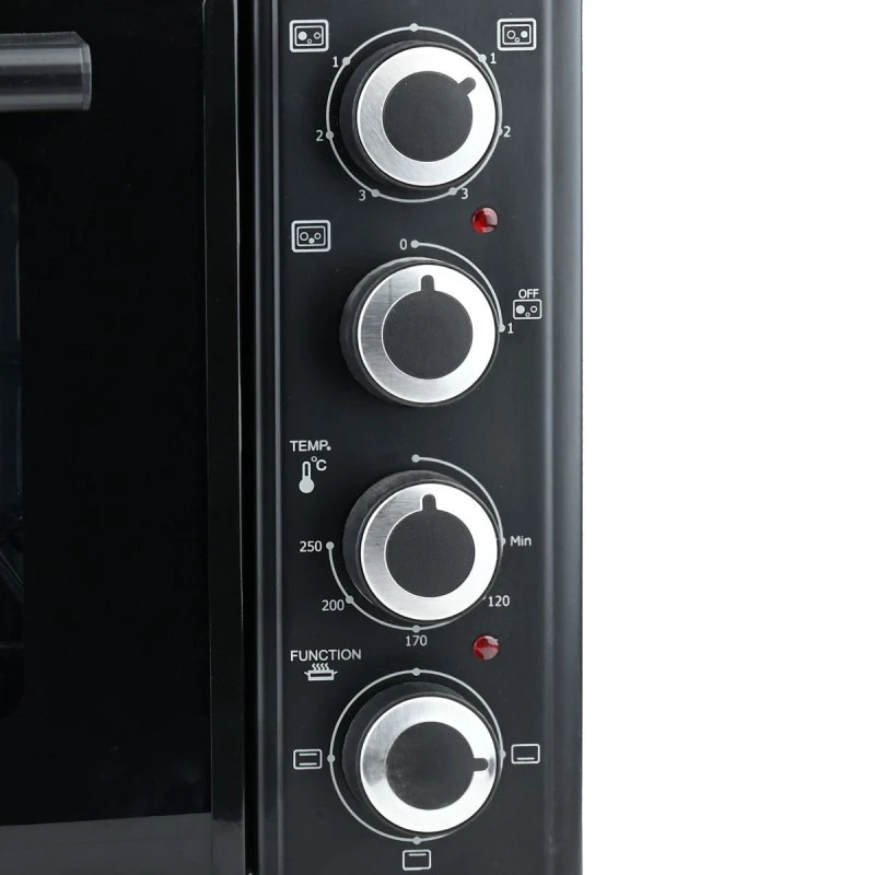 ESTIA ΗΛΕΚΤΡΙΚΟ ΦΟΥΡΝΑΚΙ MASTERCOOK COMPACT 2950W 48lt ΜΕ 3 ΕΣΤΙΕΣ ΚΑΙ 4 ΛΕΙΤΟΥΡΓΙΕΣ ΑΝΤΙΣΤΑΣΗΣ