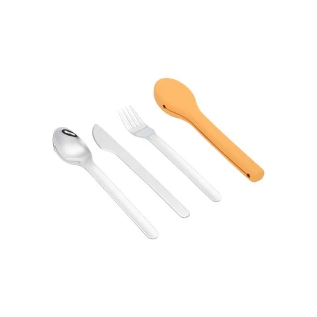 CUTLERY WITH SILICONE CASE SET OF 3 PCS.