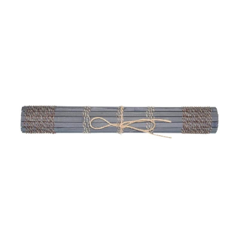 PLACEMAT BAMBOO ESSENTIALS 45X30CM GREY