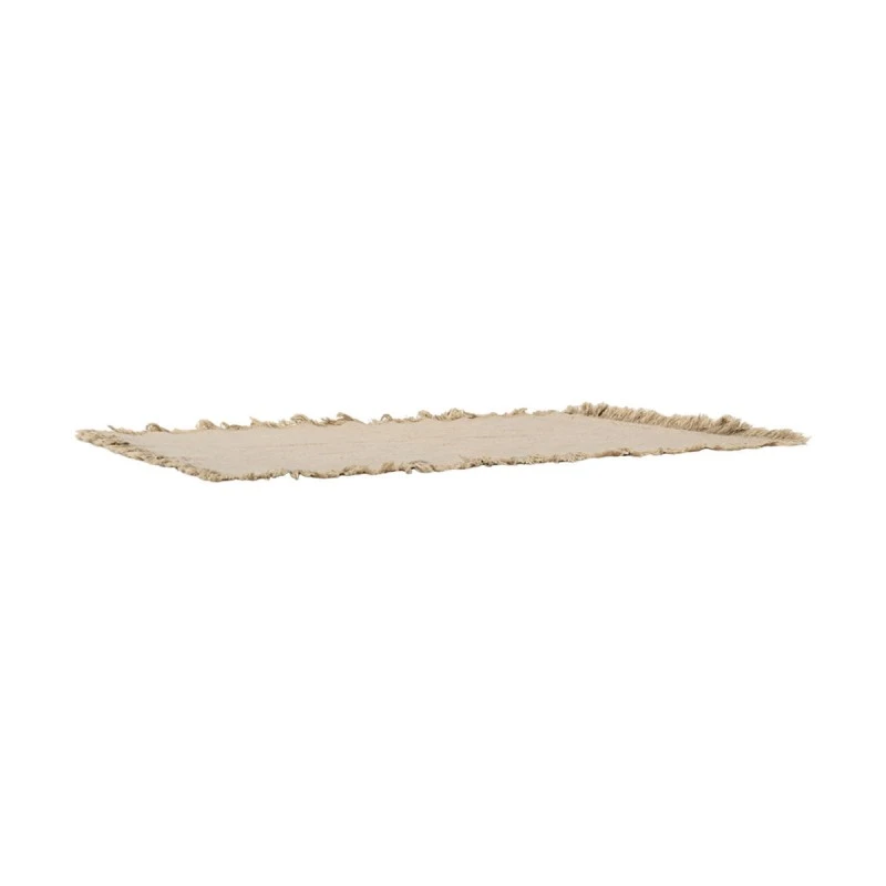 PLACEMAT LOOM 33x50cm WITH FRINGES BEIGE