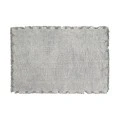 PLACEMAT LOOM 33x50cm WITH FRINGES GREY