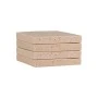 COASTERS TRAVERTINE 10x10cm SET OF 4PCS.