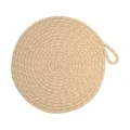 PLACEMAT ROPE Φ25CM BEIGE