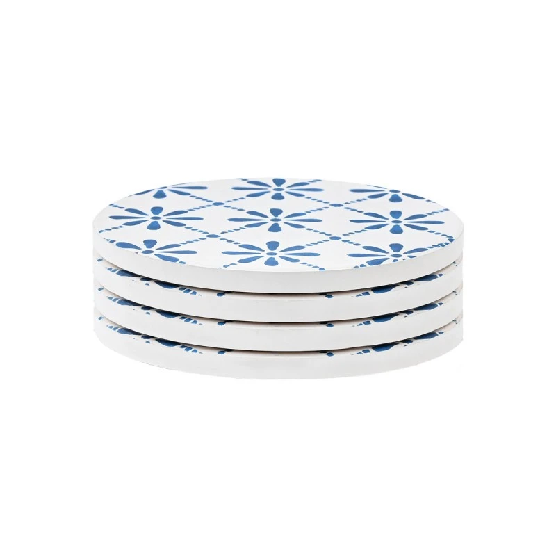 ESTIA ΣΟΥΒΕΡ AEGEAN TILE ΚΕΡΑΜΙΚΟ Φ10.3cm ΣΕΤ 4 ΤΕΜ