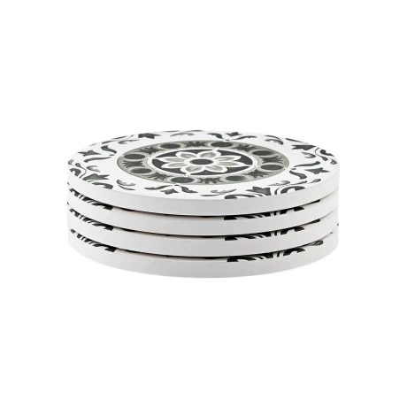 COVERS HERITAGE GREEN CERAMIC Φ10.3cm SET OF 4 PCS.