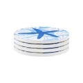 COVERS SHELL SHORE CERAMIC Φ10.3cm SET OF 4 PCS.
