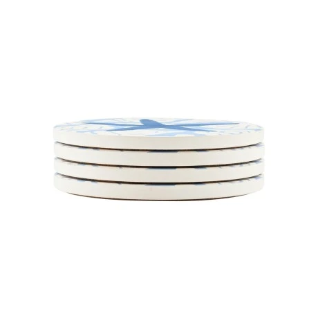 COVERS SHELL SHORE CERAMIC Φ10.3cm SET OF 4 PCS.