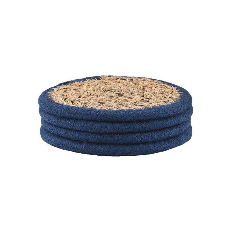 COASTERS GAIA Φ12cm 4PCS BLUE