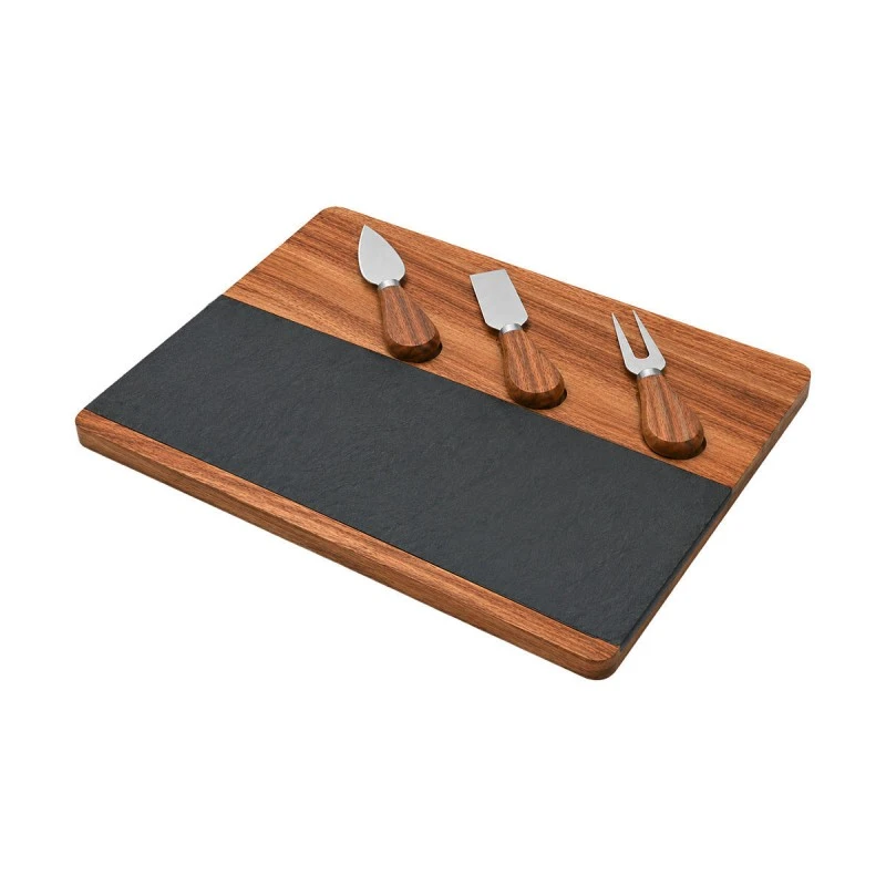 ESTIA ΣΕΤ ΠΛΑΤΩ ΣΕΡΒΙΡΙΣΜΑΤΟΣ ALLURE 33x19x1.5cm ΜΕ 3 ΜΑΧΑΙΡΙΑ