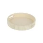 WOOD SERVING TRAY FIBRA BUTTER YELLOW 30cm