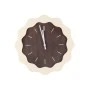 WOODEN DECORATIVE CLOCK FIBRA 35cm